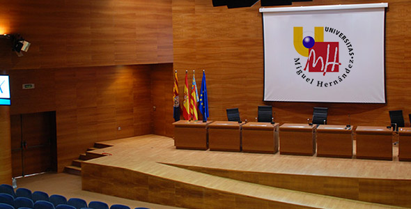 Salón de Actos Edificio Rectorado de la Universidad Miguel Hernández